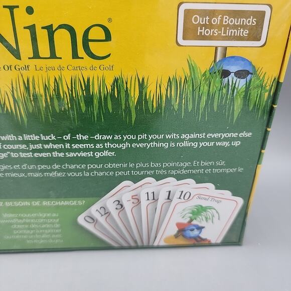 Play Nine The Card Game of Golf New in Box Sealed Great for Golfing Family Fun - Picture 4 of 10